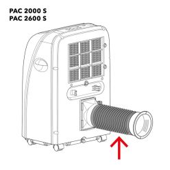 Furtun de evacuare de 150 mm pentru modelele TROTEC PAC 2000 S / PAC 2600 S