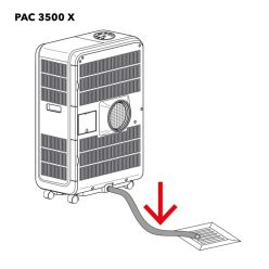 Furtun evacuare condens pentru TROTEC PAC 3500 X