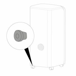 Dop de evacuare pentru TROTEC PAC 3500 X