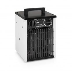 Aeroterma electrica TDS 10, Putere incalzire pana la 2000 W, Debit de aer 186 m3/h, Protectie IP44, 3 Trepte incalzire