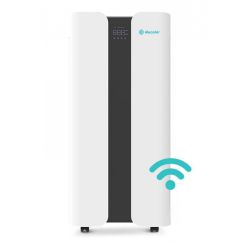 Purificator de aer AlecoAir P120 MONOLITH, 2 x Filtre True Hepa & Carbon, 2 x Lampi UV-C, Ionizare, WiFi, Aplicatie