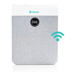 Purificator de aer  AlecoAir P28 Fabric, Wi-Fi, Lampa UV-C, Filtru True HEPA si Carbune Activ, PM 2.5