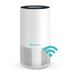 Purificator de aer AlecoAir P40 SMART, Wi-Fi, Lampa UV, TRUE HEPA si Carbune Activ, Functie Ionizare
