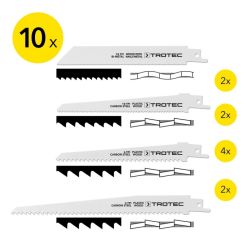 Set panze de taiere pentru lemn/metal/plastic Trotec, 10 bucati