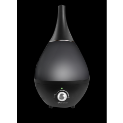 Umidificator de aer Air Naturel Gota New Black, Rata umidificare 350 ml/ora, Consum 30W/h, Pentru 30mp, Functie Higro-Smart
