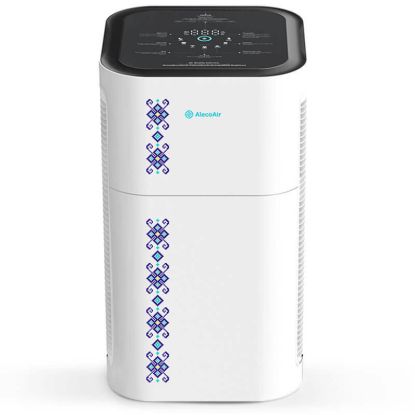 Resigilat - Purificator aer AlecoAir P80 TRADITIO, Filtru TRUE HEPA si Carbon, UV-C, WiFi, Multisenzor PM1, PM2.5, PM10, CO2, TV