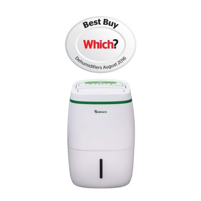 Dezumidificator si purificator cu consum redus Meaco UK20L, 20 l / zi, 160 mc/h, Pentru 55mp, Timer, pachet cu filtru HEPA cadou