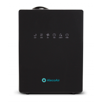 Resigilat! Umidificator cu ultrasunete AlecoAir U30 IONIC Black, Ionizare, Higrostat, Timer, Telecomanda, Display Digital