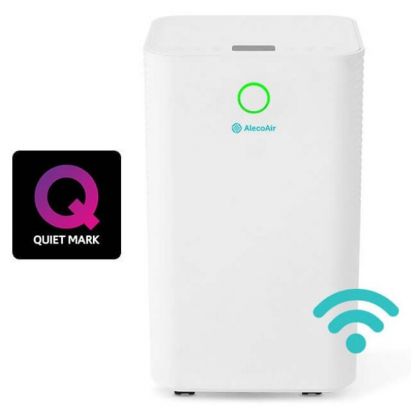 Dezumidificator AlecoAir D12 ZENO SMART, WiFi, 12l /24h, Uscare Rufe, Higrostat, Timer, Indicator color umiditate