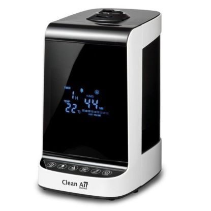 Resigilat! Umidificator si purificator Clean Air Optima CA605, Ionizare, Display, Timer, Telecomanda, Rata umidificare 480ml/ora