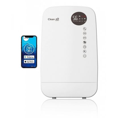 Umidificator si purificator Clean Air Optima CA607W, WiFi. Lampa UV-C, Ionizare, Difuzor aroma, Display, Timer