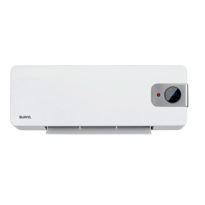 Aerotermă Electrică pentru baie SUPRA Cero, 2000W, Termostat electric, Timer, Pentru 30 mp, Telecomanda, Kit montare perete