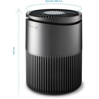 Resigilat - Purificator aer CleanAir Optima CA 503T, Wi-Fi, Ionizare, Lampa UV-C, Filtru TRUE HEPA, Carbon Activ, Difuzor arome
