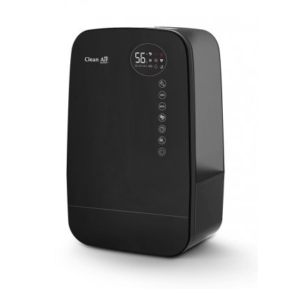 Resigilat! Umidificator si purificator Clean Air Optima CA607B, Lampa UV-C, Ionizare, Difuzor aroma, Display, Timer