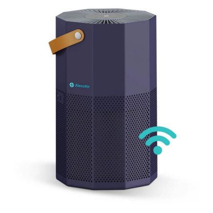 Purificator de aer AlecoAir P50 ROUBIQ, Wi-Fi, Lampa UV-C, Filtru True HEPA si Carbune Activ, Ionizare, PM 2.5