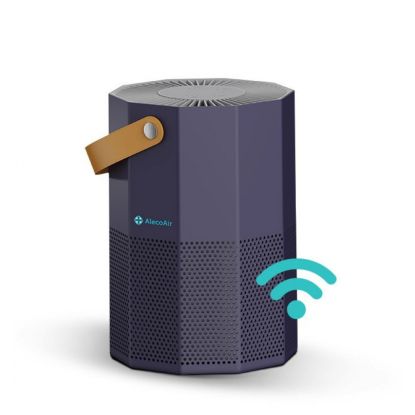 Purificator de aer AlecoAir P15 ROUBIQ, Wi-Fi, Lampa UV-C, Filtru True HEPA si Carbune Activ, Ionizare, PM 2.5