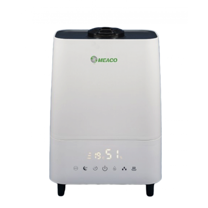 Resigilat! Umidificator si purificator MeacoMIST DELUXE 2020, Filtru HEPA si Carbune, Lampa UV-C, Ionizare, Difuzor aroma, Timer