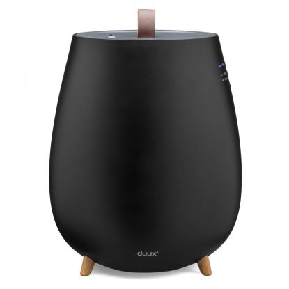 Umidificator si difuzor de aroma Duux Tag Black, Rata umidificare 250 ml/ora, Consum 12W/h, Pentru 30mp