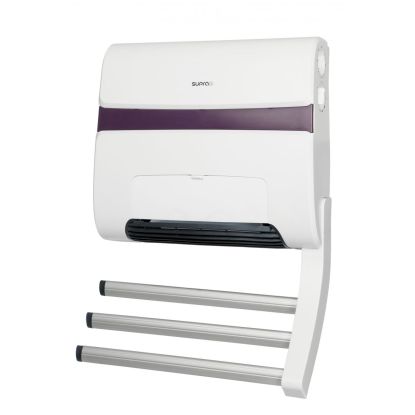Aeroterma electrica pentru baie pentru prosop, maini si par Supra Lesto SC, 2 Trepte incalzire, Timer, Termostat