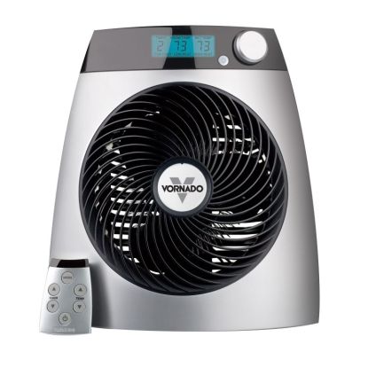 Aeroterma electrica iControl Vornado USA, Timer, Telecomanda, Termostat, Putere incalzire pana la 1500W, Display digital