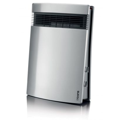 Aeroterma electrica pentru baie Supra Lito Gri, Putere maxima pana la 1800W, Termostat, Filtru antibacterian lavabil