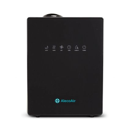 Umidificator cu ultrasunete AlecoAir U30 IONIC Black, Ionizare, Higrostat, Timer, Telecomanda, Display Digital