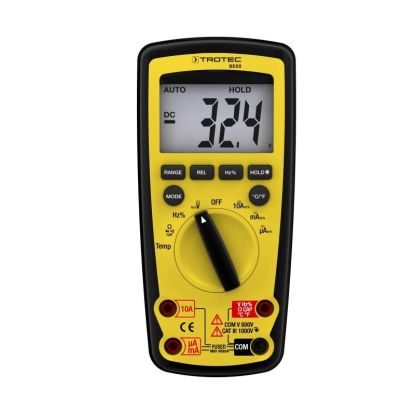 Multimetru digital Trotec BE50, 11 Functii de masurare, Functie HOLD, Display luminos, Alegere automata a domeniului