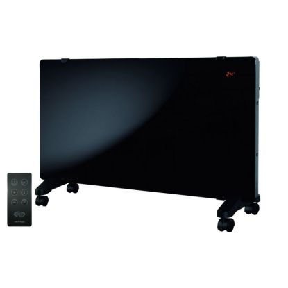 Convector Argo Blues, Putere incalzire pana la 1500W, Telecomanda, Display digital, Timer, Protectie IP24