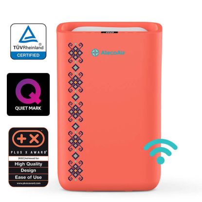 Dezumidificator AlecoAir D13 TRADITION RUBIN, WiFi,13L/zi, pentru 25mp, Timer, Sleep, Child Lock