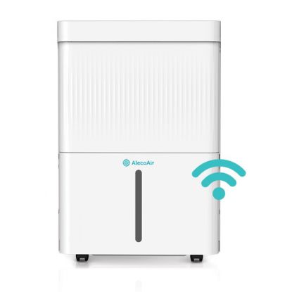 Dezumidificator AlecoAir D40 Vollo, WiFi, 40 L/24 h, FanStop, Ionizare, Uscare rufe, Pentru 125 mp, Timer, Sleep