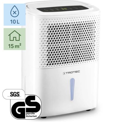 Dezumidificator Trotec TTK26E, 10l/zi, debit aer 80mc/h, Util pana la 15mp, Auto restart