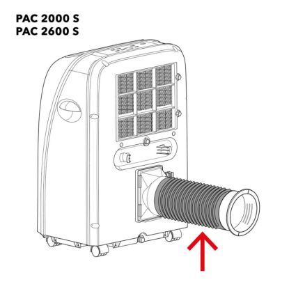 Furtun de evacuare de 150 mm pentru modelele TROTEC PAC 2000 S / PAC 2600 S