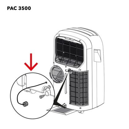 Element blocare iesire compatibil cu modele TROTEC PAC2010E /  PAC2610E / TTK60E