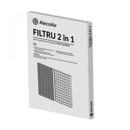 Filtru 2 in 1 TRUE HEPA si Carbon Activ compatibil cu purificatorul 2 in 1 PU55 Humino