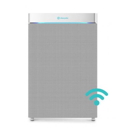 Purificator si umidificator AlecoAir PU55 Humino, WiFi, Capacitate umidificare 1000 ml/h, True HEPA, Lampa UV-c, Plasma, Senzor