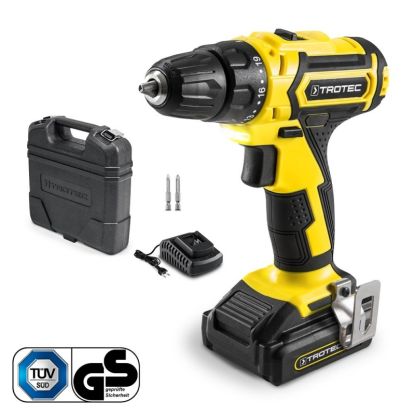 Masina de gaurit si insurubat Trotec Germania PSCS 11 cu acumulator 16V, 2 Trepte de viteza