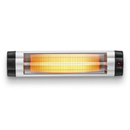 Radiator infraroşu cu tuburi de quartz Trotec IR 2550 S, Telecomanda, Putere 2500W, 3 Trepte de incalzire, Timer, Ecran LED