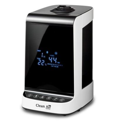 Umidificator si purificator Clean Air Optima CA605,Ionizare, Display, Timer, Telecomanda, Rata umidificare 480ml/ora,