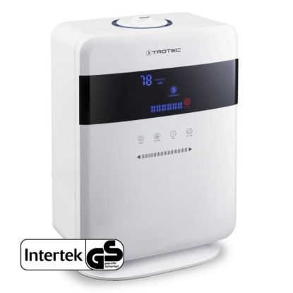 Umidificatorul cu ultrasunete Trotec B6E, Higrostat, Display, Timer, Ionizare, Difuzor aroma, Consum 25W/h, Pentru 30mp