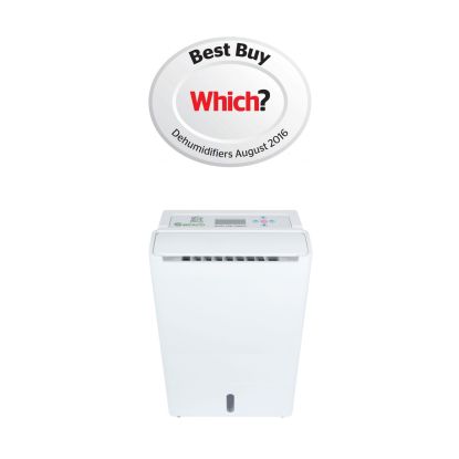Dezumidificator Meaco DD8L Zambezi, 12l/zi, Debit 150mc/h, Pentru 25mp, Higrostat, Timer, Functie ionizare si blocare copii