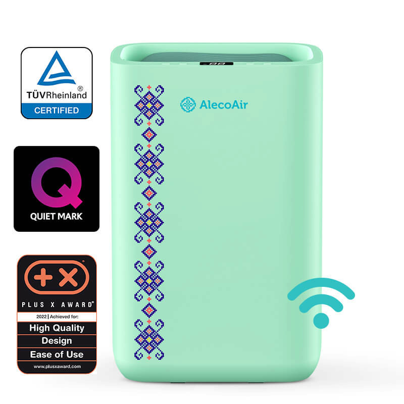 Dezumidificator AlecoAir D13 TRADITIO TOPAZ, WiFi,13L/zi, pentru 25mp, Timer, Sleep, Child Lock Dezumidificator Casnic Alecoair