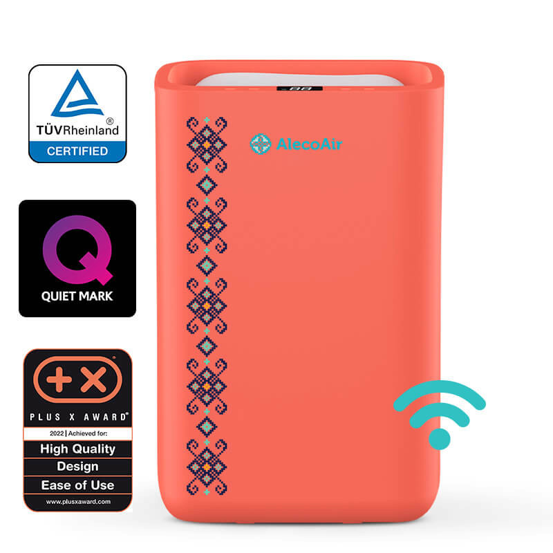 Dezumidificator AlecoAir D13 TRADITION RUBIN, WiFi,13L/zi, pentru 25mp, Timer, Sleep, Child Lock Dezumidificator Casnic Alecoair