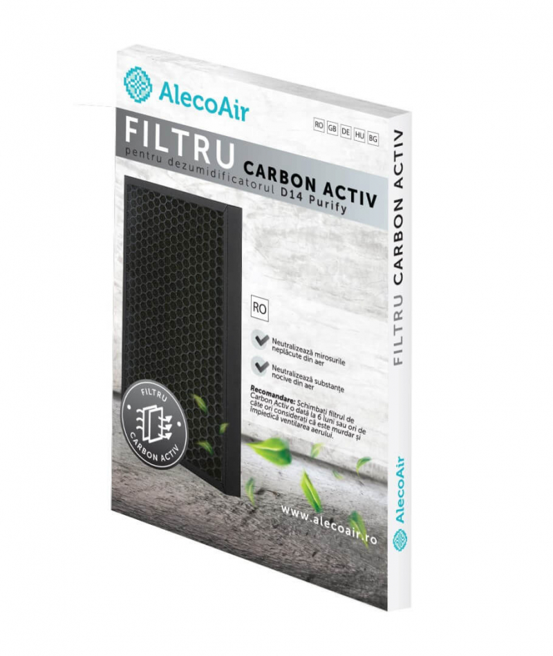 Filtru CARBON ACTIV pentru dezumidificatorul AlecoAir D14 Purify Dezumidificator Casnic Alecoair