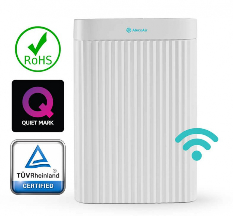 Dezumidificator si Purificator AlecoAir D14 ARIO,12 l /24h, WiFi, Lampa UV-C, Ionizare, TRUE HEPA + Carbon, Uscare Rufe - 2