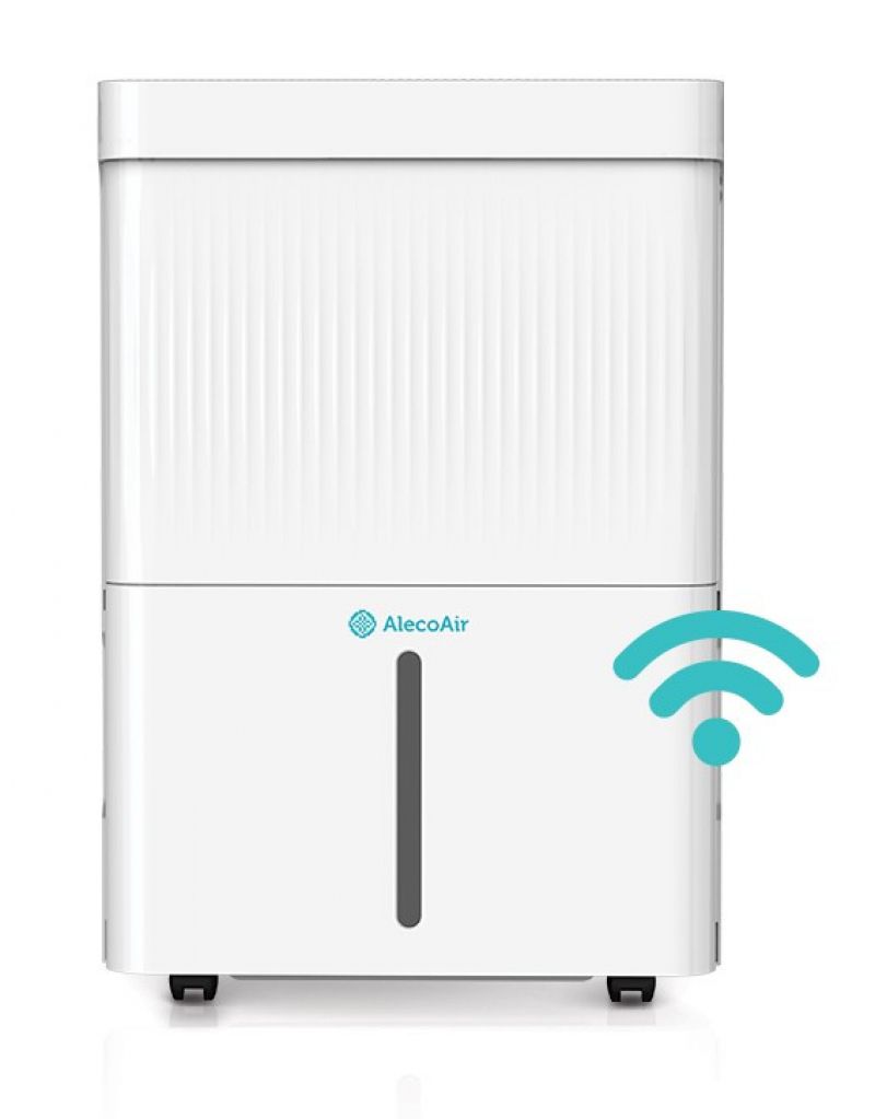 Resigilat - Dezumidificator AlecoAir D40 Vollo  WiFi  40 L/24 h  FanStop  Ionizare  Uscare rufe  Pentru 125 mp  Timer  Sleep