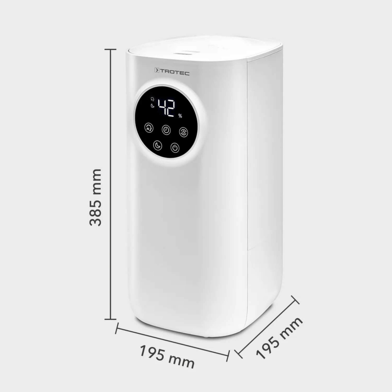 Umidificator cu ultrasunete TROTEC B7E, Lampa UV, Difuzor de aroma, Filtru carbon activ, Capacitate umidificare: 300 ml/h - 3