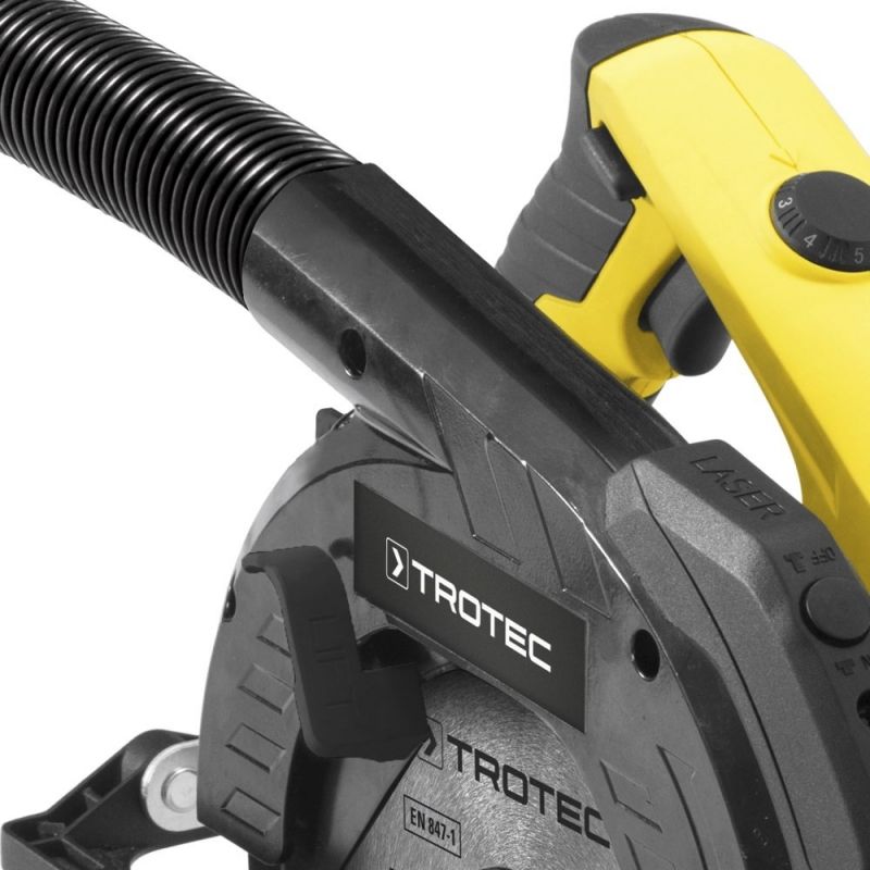 Fierastrau circular de mana Trotec PCSS 10-1400, Putere motor 1400W, Intersectii SoftGrip - 4