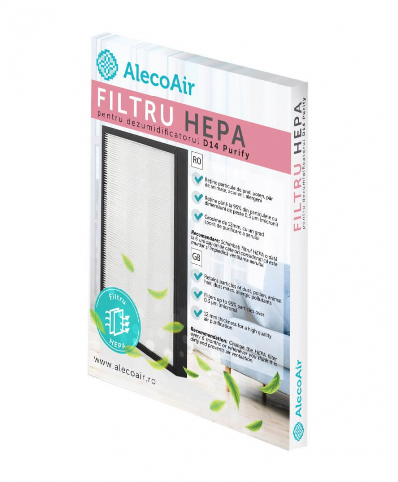Filtru HEPA pentru dezumidificatorul AlecoAir D14 Purify Dezumidificator Casnic Alecoair Filtru HEPA pentru dezumidificatorul AlecoAir D14 Purify Dezumidificator Casnic Alecoair