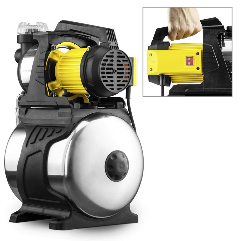 Hidrofor casnic Trotec TGP 1050 E, Capacitate 3300 l/h, Putere 1000W, Inaltime maxima 30m - 3
