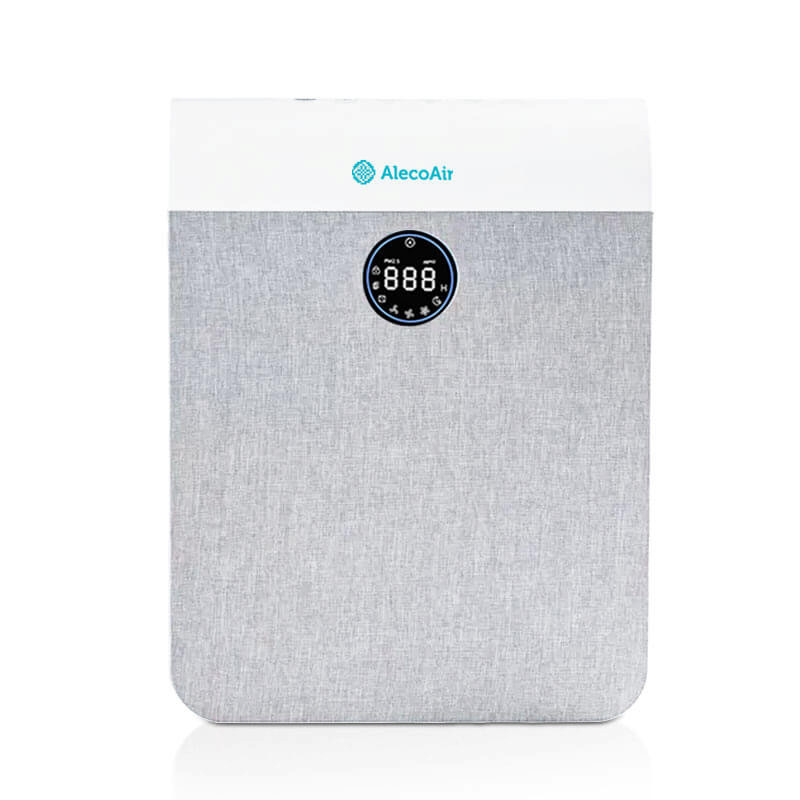 Purificator de aer  AlecoAir P28 Fabric, Wi-Fi, Lampa UV-C, Filtru True HEPA si Carbune Activ, PM 2.5 - 2